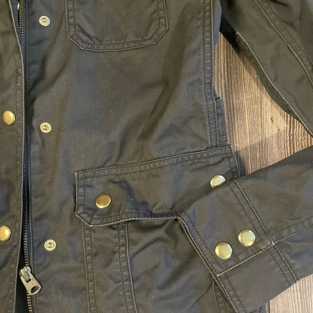 J. Crew Resin-Coated Twill Field Jacket
